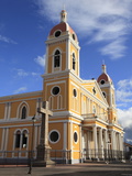 Cathedral De Granada  Park Colon  Park Central  Granada  Nicaragua  Central America