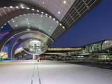 Stylish Modern Architecture of Terminal 3 Opened in 2010  Dubai International Airport
