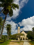 Chruch in Tropical Surroundings  Beau Vallon  Mahe  Seychelles  Africa