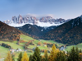 Mountains of the Geisler Gruppe/Geislerspitzen  Dolomites  Trentino-Alto Adige  Italy  Europe