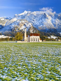 St Coloman Church  Oberbayern  Bavaria  Germany  Europe
