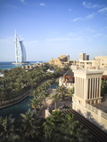 Burj Al Arab Seen From the Madinat Jumeirah Hotel  Jumeirah Beach  Dubai  Uae