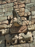 Stone Sculpture of Mayan God  Copan Archaeological Park  UNESCO World Heritage Site  Honduras