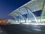 Stylish Modern Architecture of Terminal 3 Opened in 2010  Dubai International Airport