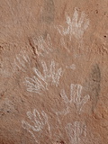 Hand Pictographs  Honanki Heritage Site  Coconino National Forest  Arizona  USA