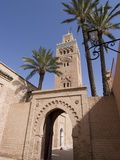The Koutoubia Mosque (Booksellers' Mosque)  the Landmark of Marrakech  Morocco