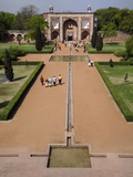Tourists and Entrance Gate  Humayun's Tomb  Delhi  India  Asia