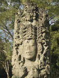 Stela A Dating From 731 AD  Copan Archaeological Park  UNESCO World Heritage Site  Honduras