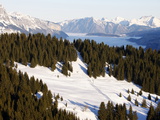 Saint Gervais Ski Slopes  Saint Gervais  Haute Savoie  French Alps  France  Europe