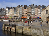 Old Harbor in Honfleur  Normandy  France  Europe