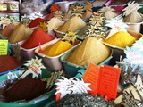 Spices on Stall in Market of Souk Jara  Gabes  Tunisia  North Africa  Africa