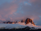 Sunset at Port Lockroy  Antarctic Peninsula  Antarctica  Polar Regions