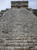 Kukulkan Pyramid  Mesoamerican Step Pyramid Nicknamed El Castillo  Chichen Itza  Yucatan  Mexico