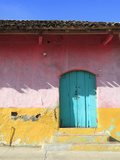 Colorful Colonial Architecture  Granada  Nicaragua  Central America