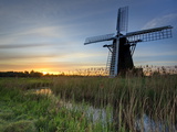 Sunrise at Herringfleet  Suffolk  England  Uk