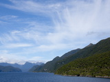 Fjord  Thomson Sound  South Island  New Zealand  Pacific