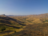 Deforested Landscape Along the Road Between Mahajanga and Antanarivo  Madagascar  Africa