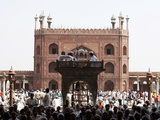 Friday Prayers at Jamma Masjid (Delhi Great Mosque)  Delhi  India  Asia