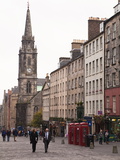 Royal Mile  the Old Town  Edinburgh  Scotland  Uk