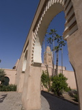 The Koutoubia Mosque (Booksellers' Mosque)  the Landmark of Marrakech  Morocco