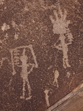Petroglyphs  Petrified Forest National Park  Arizona  United States of America  North America