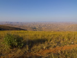 Deforested Landscape Along the Road Between Mahajanga and Antanarivo  Madagascar  Africa