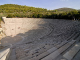 The Ancient Amphitheatre of Epidaurus  UNESCO World Heritage Site  Peloponnese  Greece  Europe