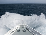 Cruise Ship in High Seas  Drake Passage  Antarctica  Polar Regions