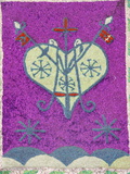 Voodoo Pearl Flag  Port-Au-Prince  Haiti  West Indies  Central America