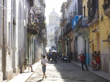 Typical Residential Street in Havana Vieja  Havana  Cuba