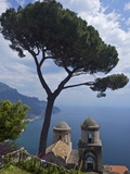 View From Villa Rufolo Gardens  Ravello  Amalfi  Campania  Italy  Europe