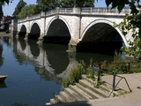 The Bridge Over the Thames at Richmond  Surrey  England  Uk