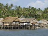 Fishermen's Stilt Houses  Pilar  Bicol  Southern Luzon  Philippines  Southeast Asia  Asia