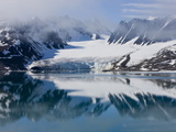 Glacier  Spitzbergen  Svalbard  Norway  Arctic  Scandinavia  Europe
