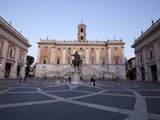 The Campidoglio  the Buildings House the City Hall and Capitoline Museums  Rome  Lazio  Italy