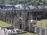 Aerial View of King's College From St Mary's Church  Cambridge  Cambridgeshire  England  Uk