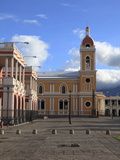 Cathedral De Granada  Park Colon  Park Central  Granada  Nicaragua  Central America