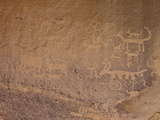 Petroglyphs Near Una Vida  Chaco Culture National Historic Park  New Mexico  USA