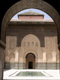 Medersa Ben Youssef  Marrakech  Morocco  North Africa  Africa
