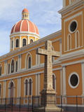 Cathedral De Granada  Park Colon  Park Central  Granada  Nicaragua  Central America