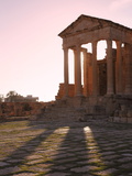 Pillars of the Church of St Servus in the Roman Ruins of Sbeitla  Tunisia  North Africa  Africa