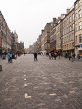 Royal Mile  the Old Town  Edinburgh  Scotland  Uk