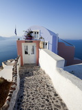 Entrance to a Typical Village House in Oia  Santorini (Thira)  Cyclades Islands  Greece