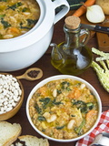 Ribollita Soup  Made with Beans  Cabbage  Carrot  Onion  Bread  Potato and Olive Oil  Florence