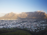 View of Table Mountain and City Bowl  Cape Town  Western Cape  South Africa  Africa