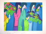 Frauen mit Blumen