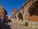 The Old Town Walls of Riga  Latvia  Baltic States  Europe