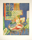 Petit interieur en bleu  c1947
