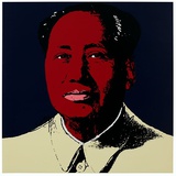 Mao Tse-Tung Kopf Rot-Gelb