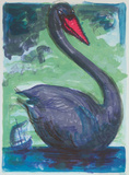 Svane  blau